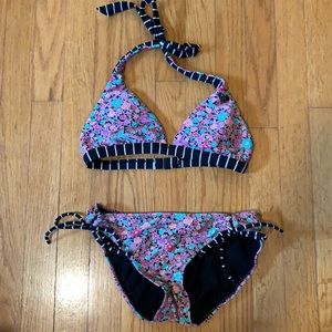 Reversible top bikini
